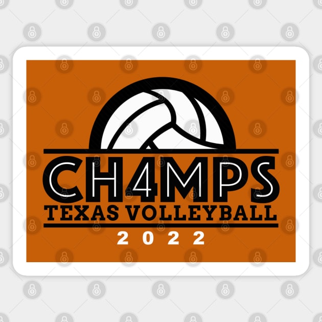 Show Your Pride for Texas Volleyball! Sticker by MalmoDesigns